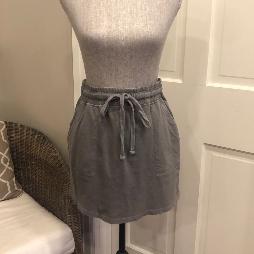 Forever 21 Gray Cotton Skirt